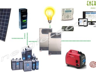 Kit Fotovoltaic 6KW Off Grid Hibrid Outback Power